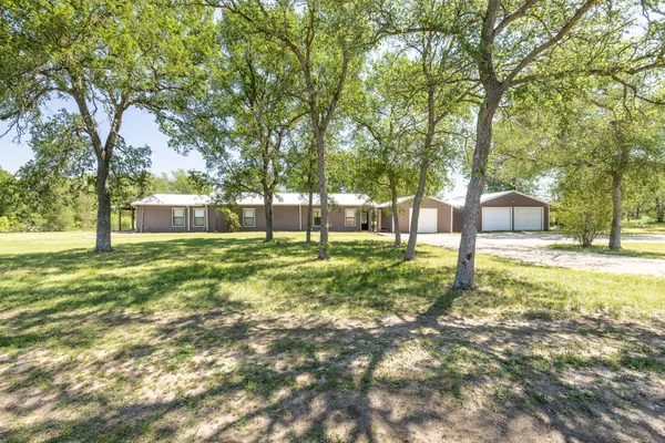 a view of yard with tree s