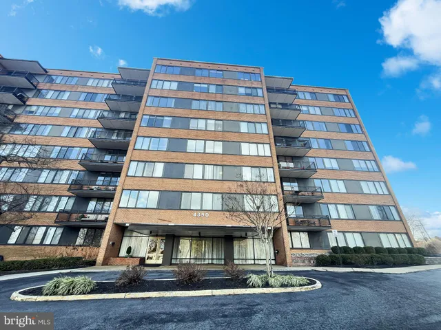 a front view of a building