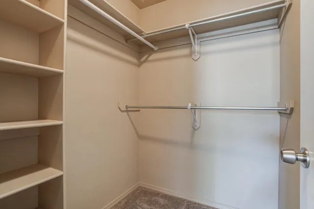 a view of a door and a window