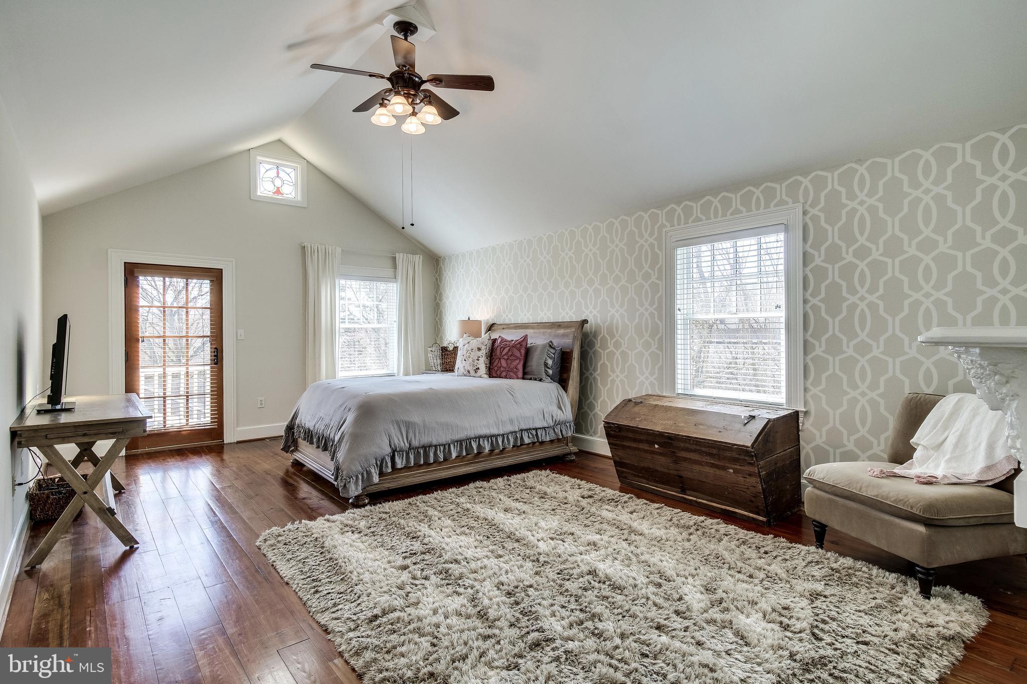 3601 Old Post Road Fairfax, VA 22030 - Photo 46 of 78 Master Suite with rear door to potential balcony