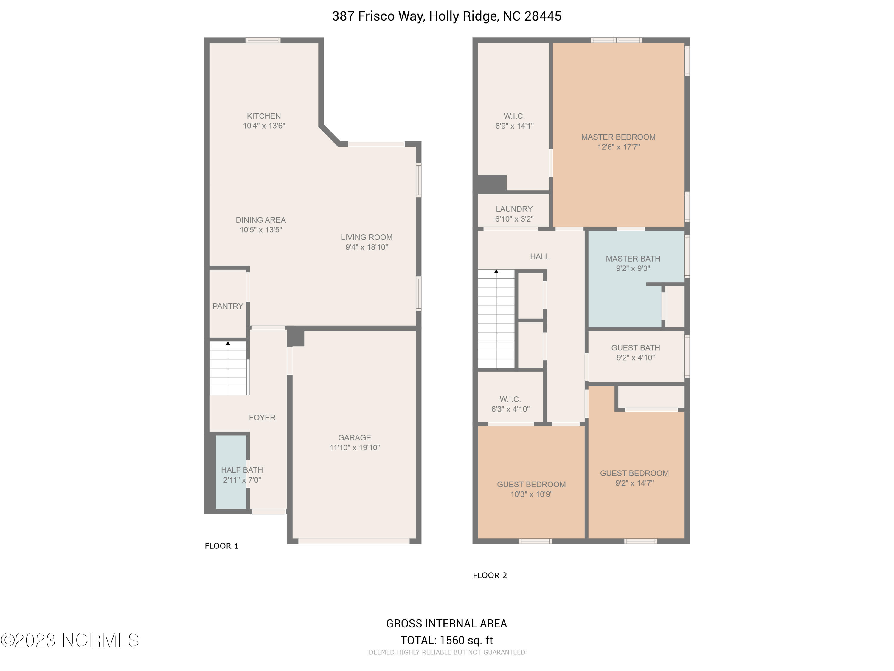 387 Frisco Way Holly Ridge, NC 28445 - Photo 37 of 37 FLOOR-PLAN