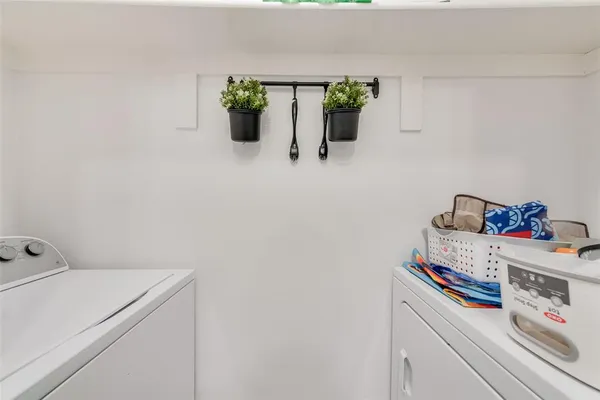 a room with storage and utility