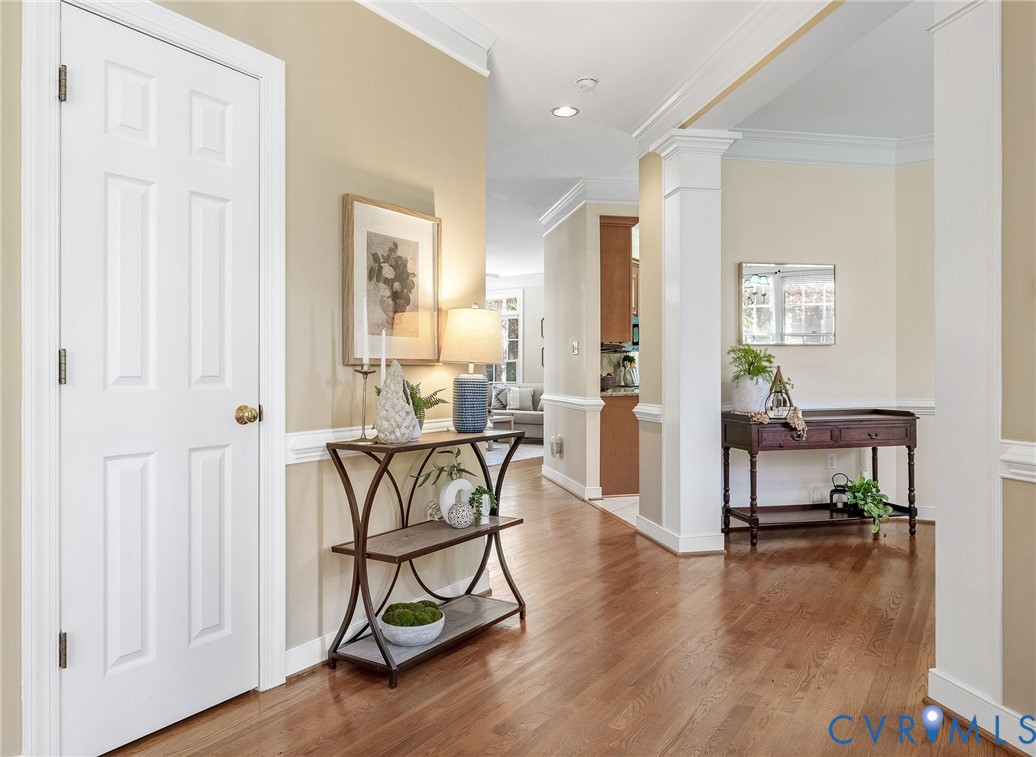1608 Fairfield Green Road Henrico, VA 23238 - Photo 6 of 35 a view of a livingroom with furniture and wooden floor