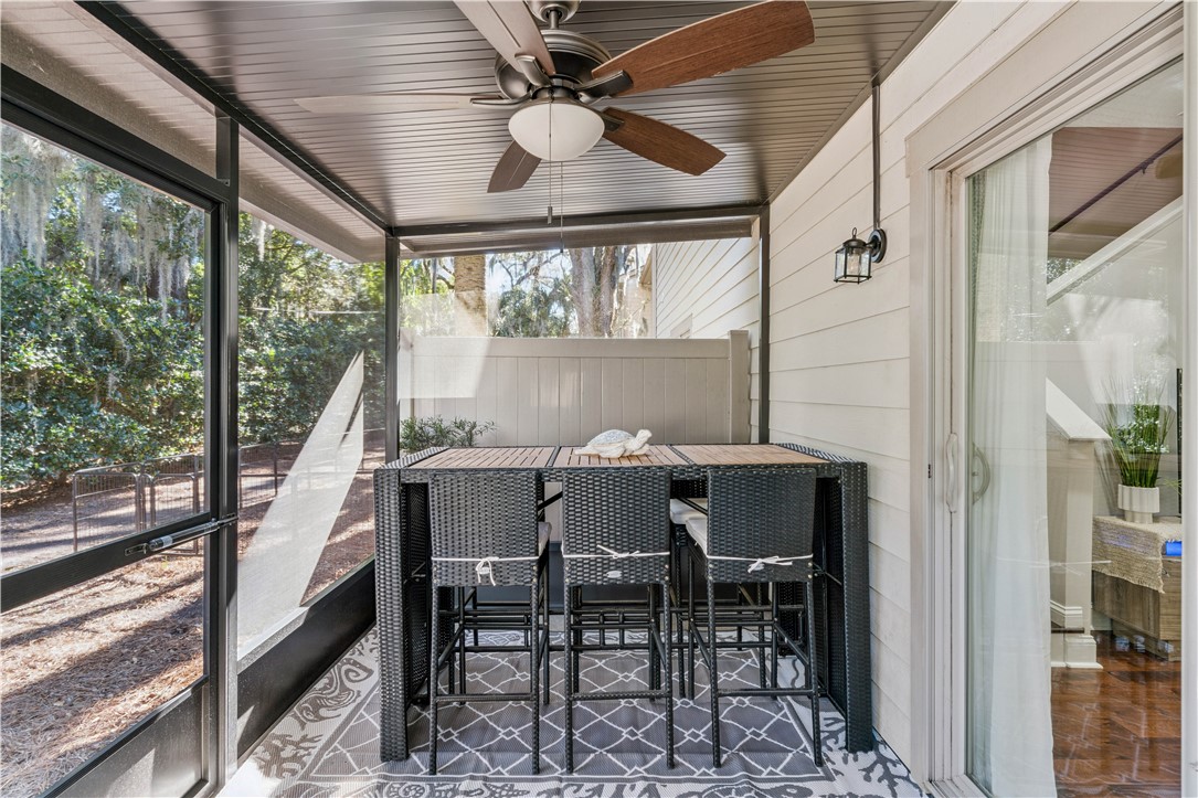 1108 Reserve Lane St. Simons Island, GA 31522 - Photo 14 of 30 Screen Porch with BBQ