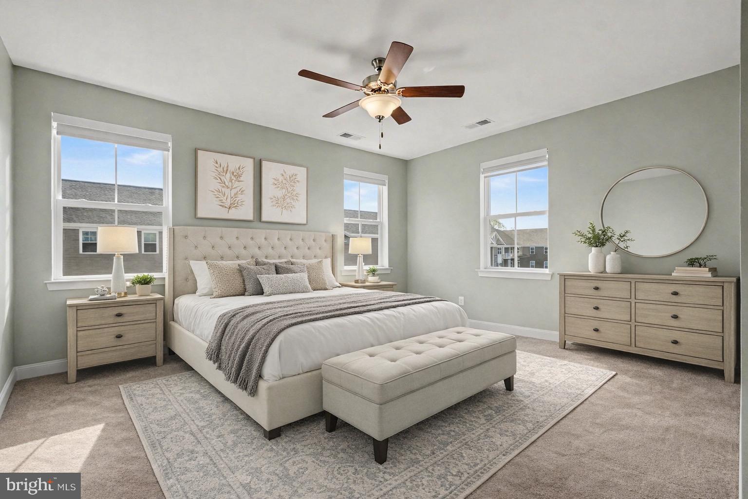 406 Bold Ruler Court, Unit 402 Havre de Grace, MD 21078 - Photo 18 of 59 a bedroom with a bed and a dresser