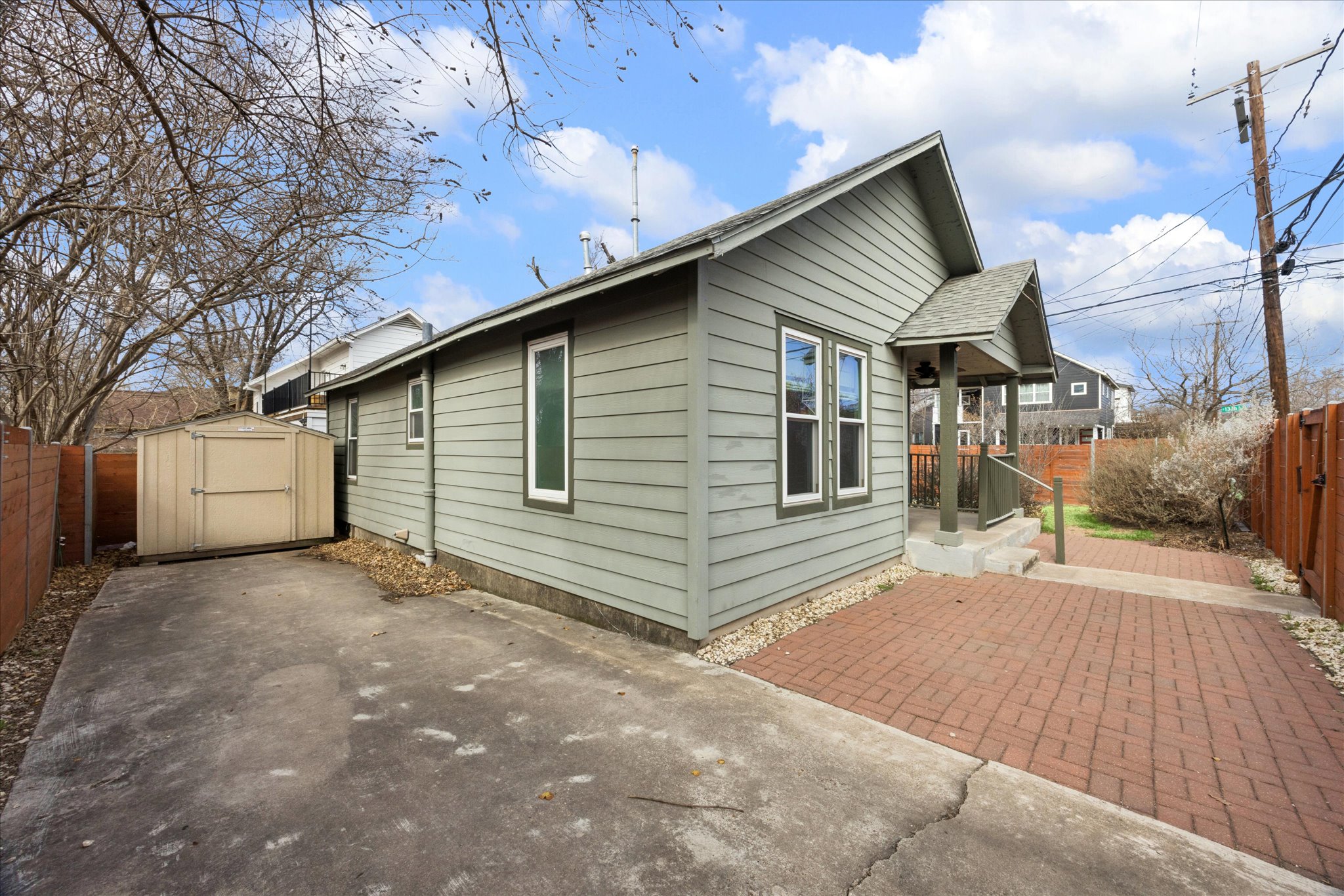 1210 Coleto Street Austin, TX 78702 - Photo 19 of 22 a view of a house with a backyard
