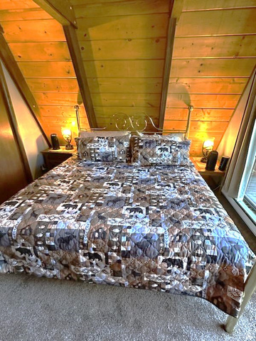 1456 Navajo Road Coalville, UT 84017 - Photo 28 of 55 Carpeted bedroom with wood walls