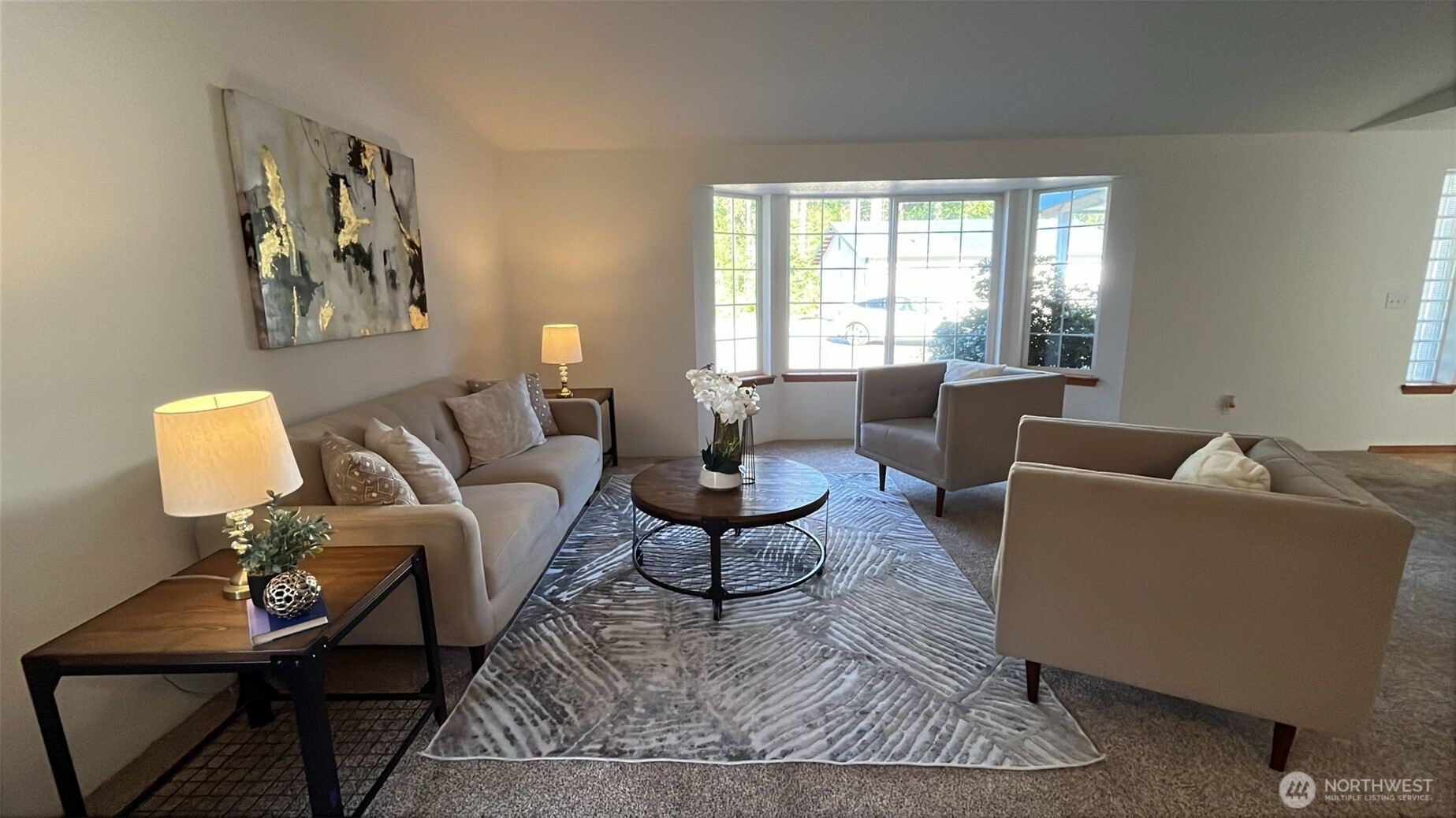 13315 Lost Lake Road Snohomish, WA 98296 - Photo 12 of 19 a living room with furniture potted plant and a window