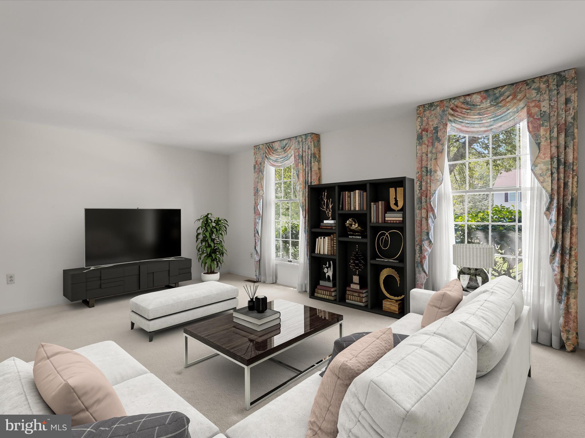 Living Room-Virtually Staged
