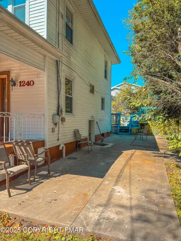 a view of a house with a garage
