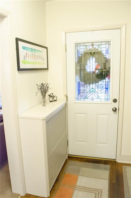 6439 Landview Road Pittsburgh, PA 15217 - Photo 3 of 24 The entry way is highlighted by the beautiful stained glass door.
