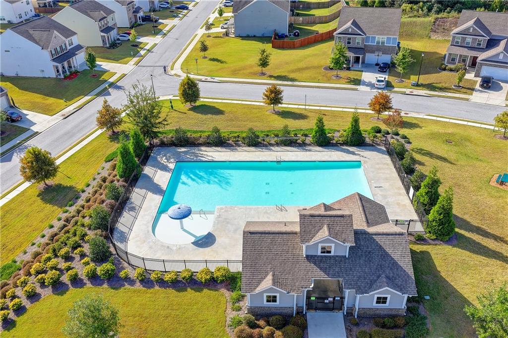 3153 Lowell Road Bethlehem, GA 30620 - Photo 24 of 25 an aerial view of residential houses with outdoor space