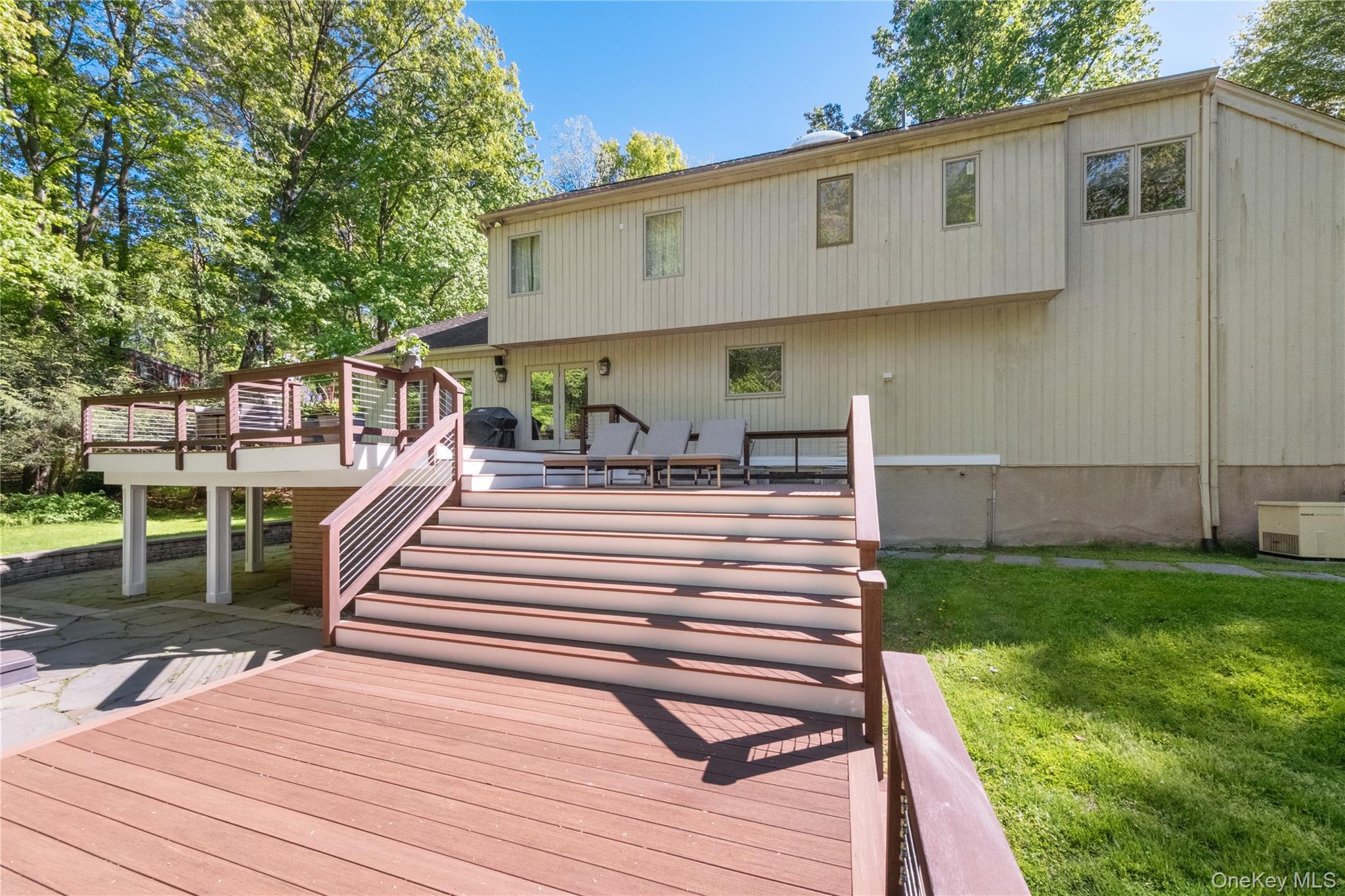 3 Breckenridge Road Chappaqua, NY 10514 - Photo 23 of 34 Rear of house showing spacious deck
