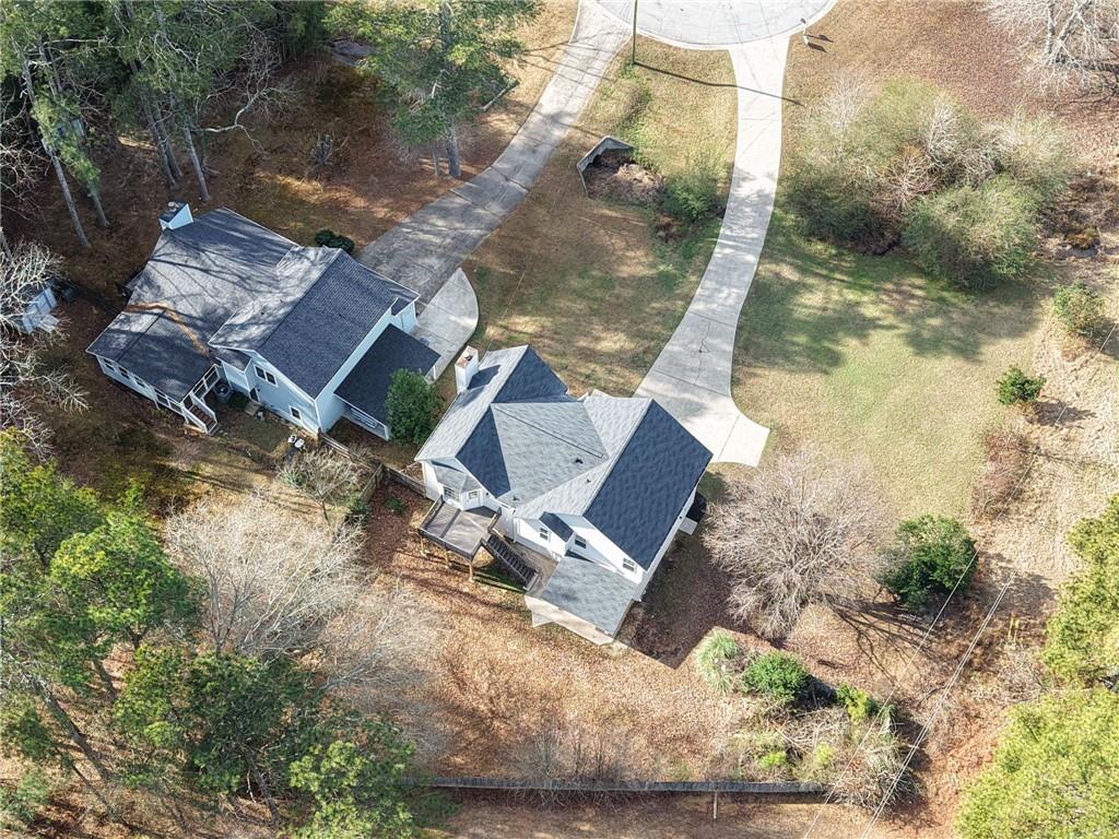 4457 Wesley Way Austell, GA 30106 - Photo 35 of 37 an aerial view of a house with a yard