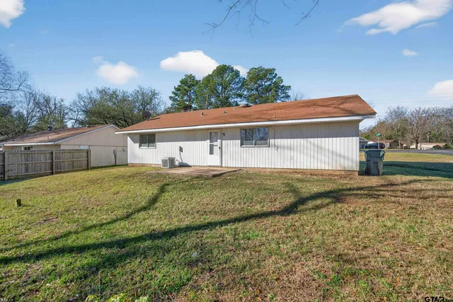 a backyard of a house