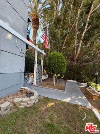 a view of outdoor space and yard