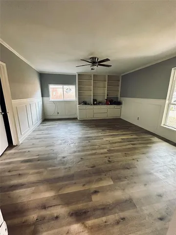 a view of a livingroom with a staircase