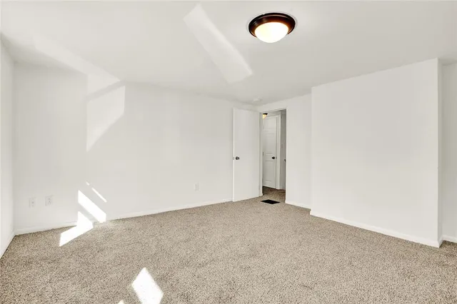 a view of an empty room