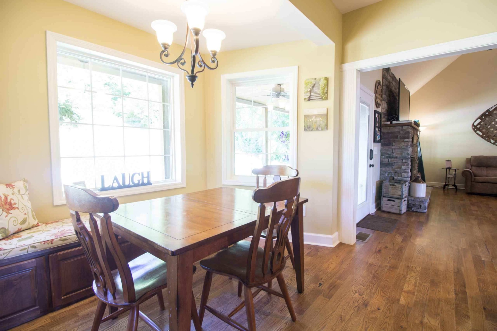 57 Lakeside Drive Carthage, TN 37030 - Photo 21 of 34 a view of a dining room with furniture and wooden floor