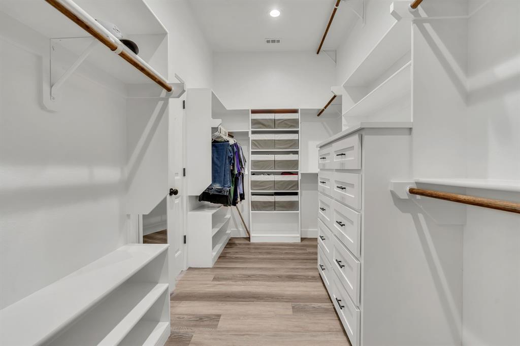 7739 Borth Road Sanger, TX 76266 - Photo 19 of 39 Walk in closet featuring light wood finished floors