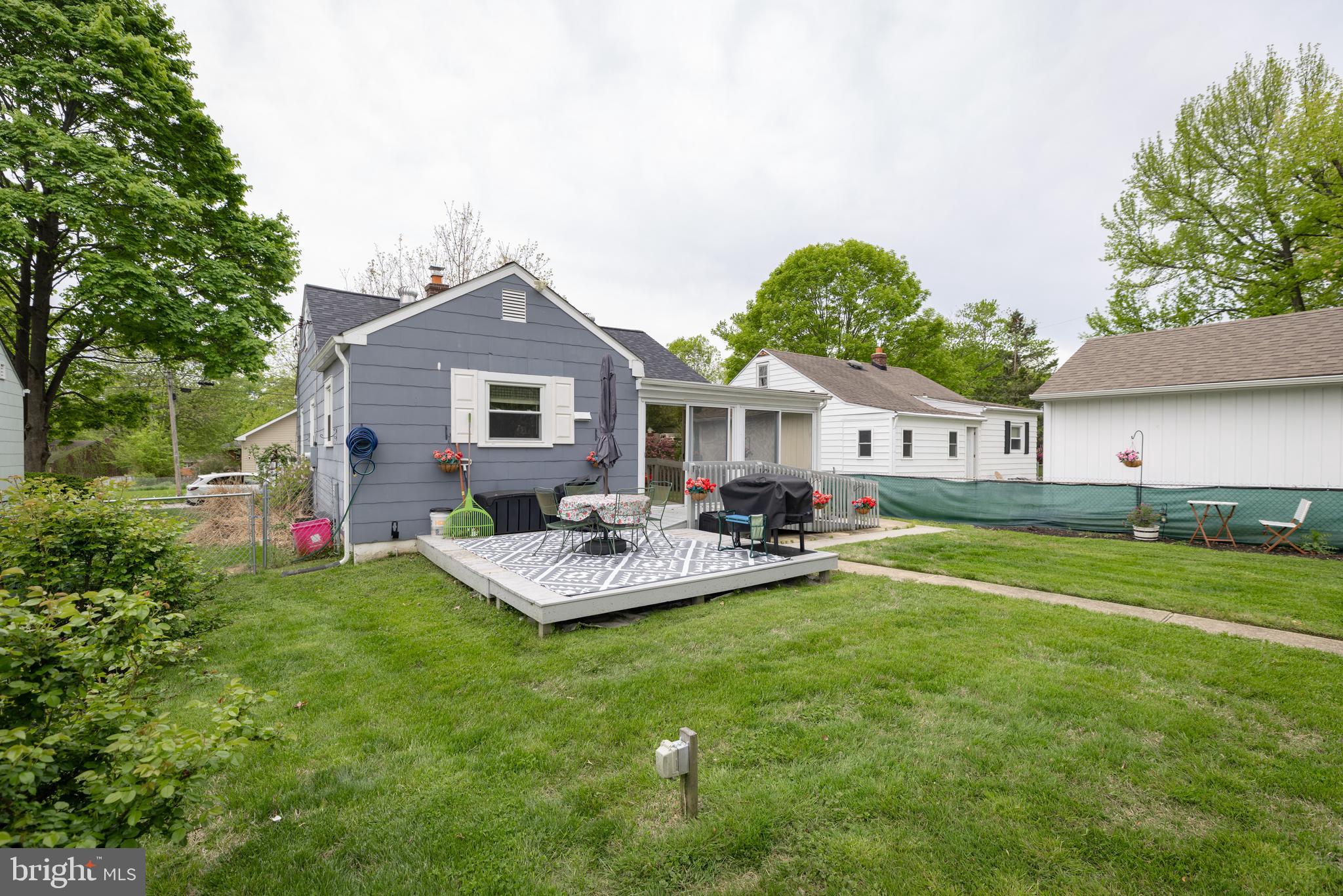 913 Aldon Road Claymont, DE 19703 - Photo 23 of 26 a front view of a house with patio and garden
