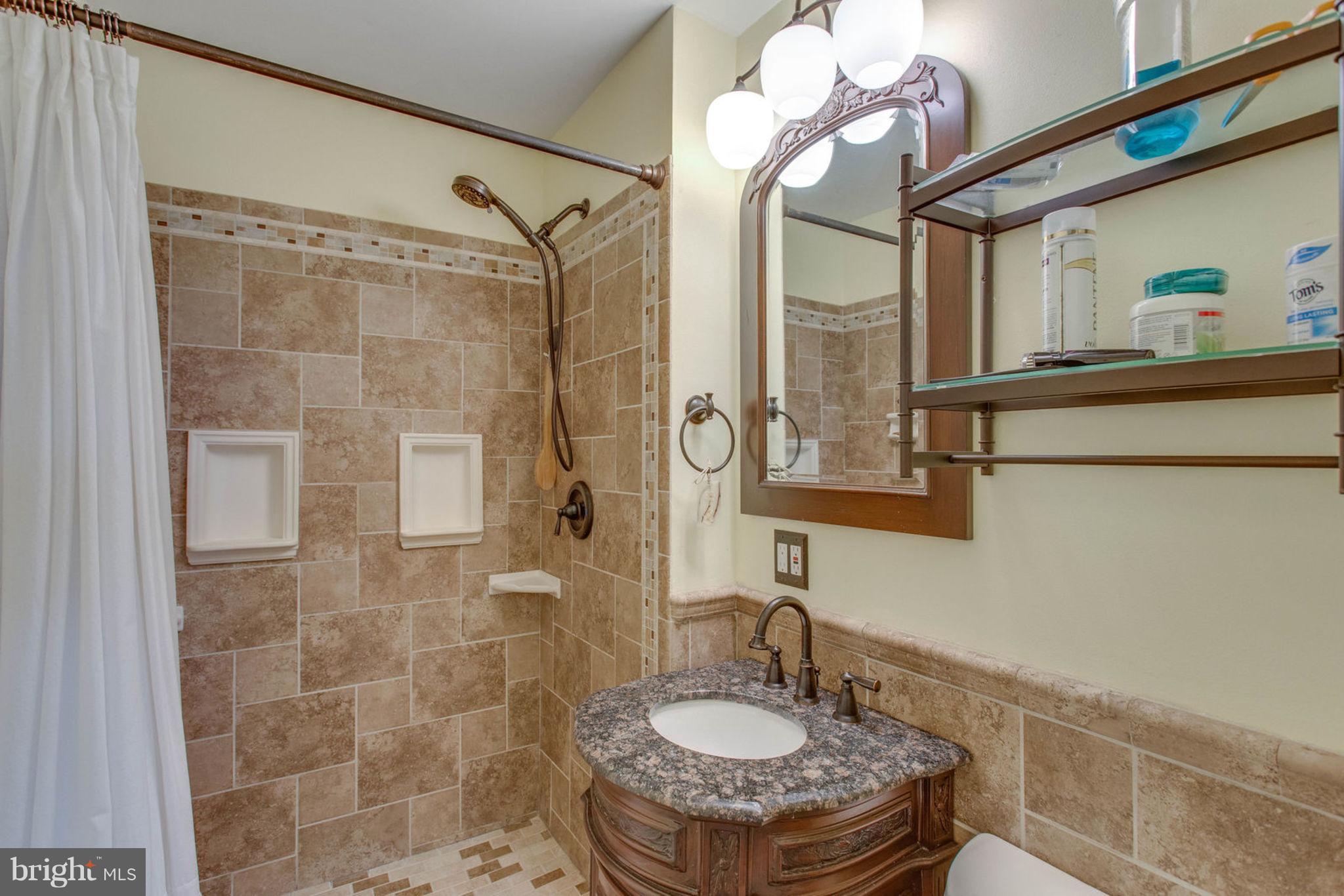 9869 Lakepointe Drive Burke, VA 22015 - Photo 15 of 30 Newly renovated master bath with large shower