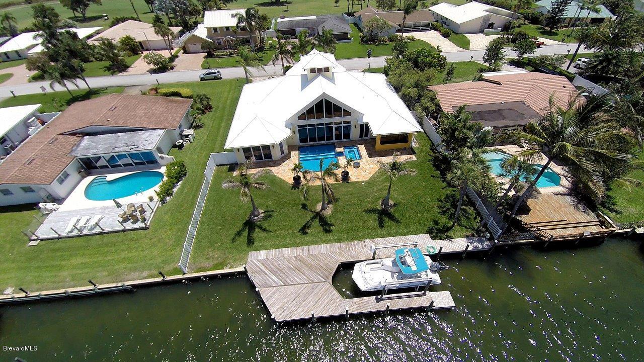 21 Country Club Road Cocoa Beach, FL 32931 - Photo 12 of 22 AERIAL 2