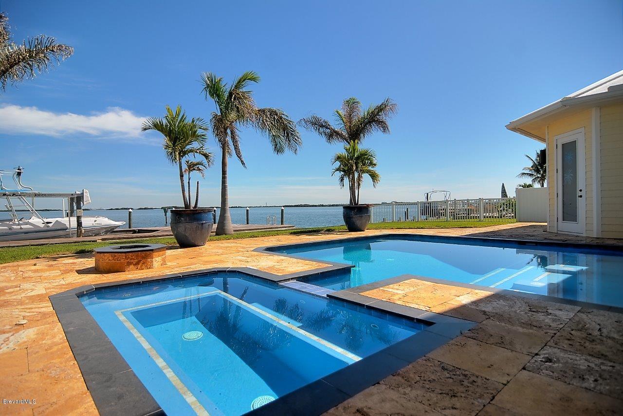 21 Country Club Road Cocoa Beach, FL 32931 - Photo 19 of 22 POOL VIEW 2