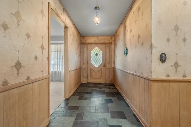 a view of gallery with window