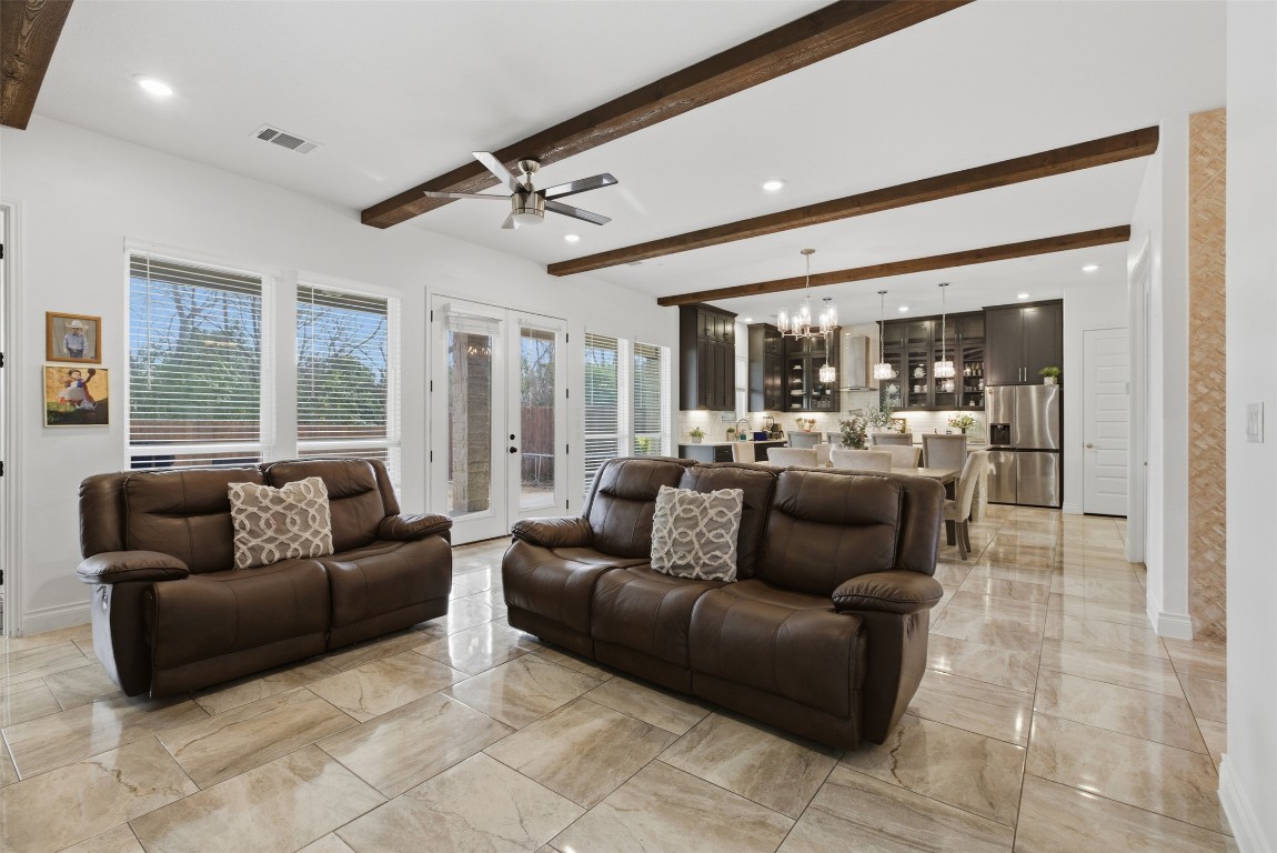 1905 South College Street Georgetown, TX 78626 - Photo 8 of 37 a living room with furniture and a large window