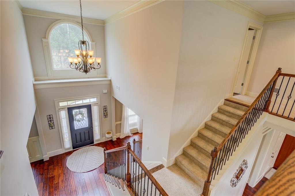 150 Alcovy Reserve Way Covington, GA 30014 - Photo 42 of 70 a view of an entryway with wooden floor