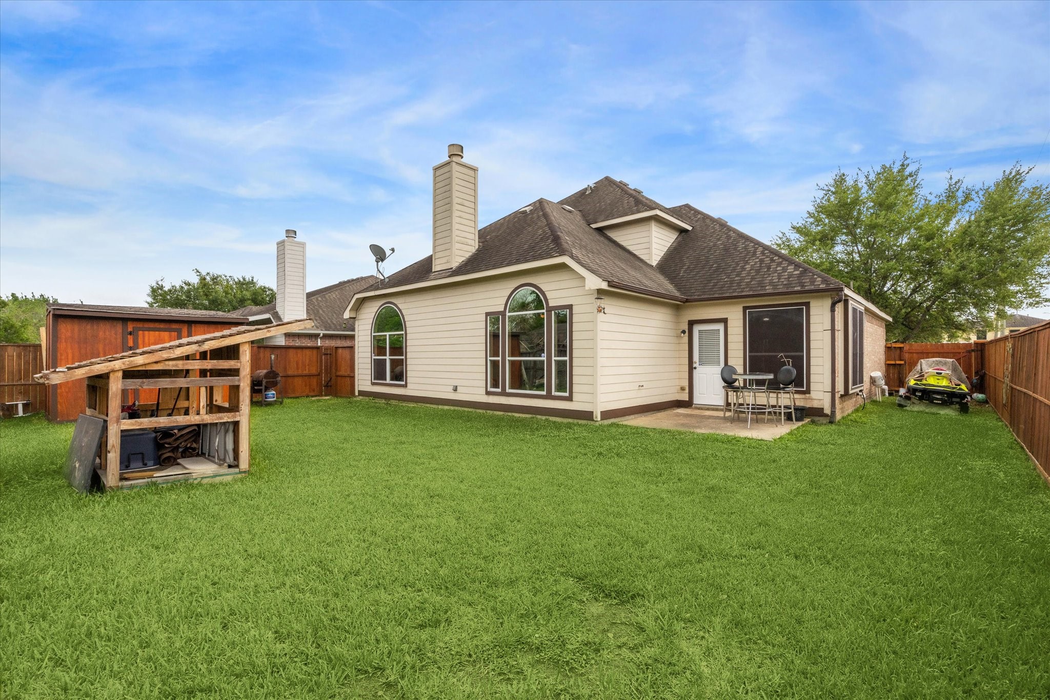 4713 Cypress Bend Court Pearland, TX 77584 - Photo 25 of 27 Playhouse in backyard has been removed