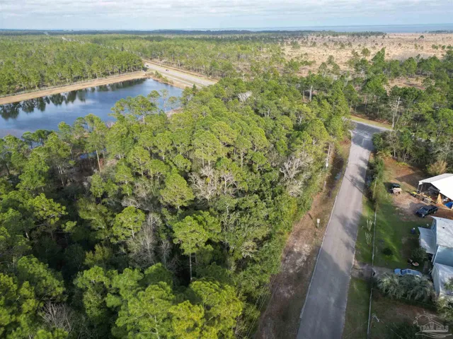 a view of an outdoor space and a lake view