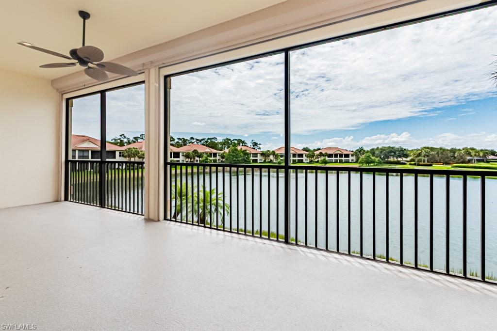 26448 Lucky Stone Road, Unit 202 Bonita Springs, FL 34135 - Photo 40 of 50 Wonderful screened lanai with lake views. Watch the turtles sunbathe!