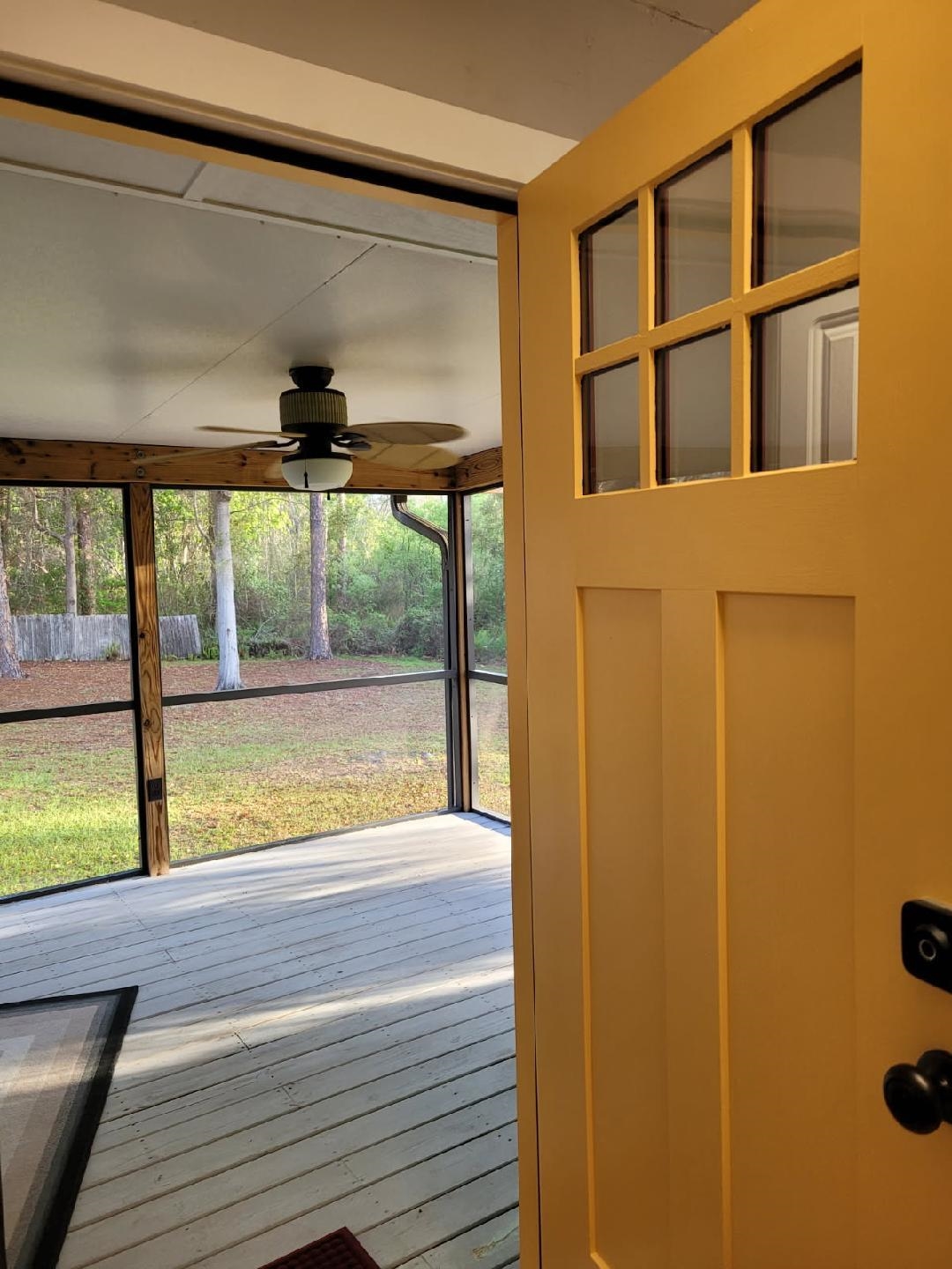 954-958 Grand Rondo Crescent City, FL 32112 - Photo 21 of 23 Interior space with a ceiling fan and hardwood / wood-style flooring
