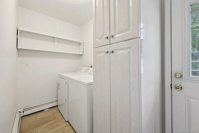 a bathroom with a sink and vanity