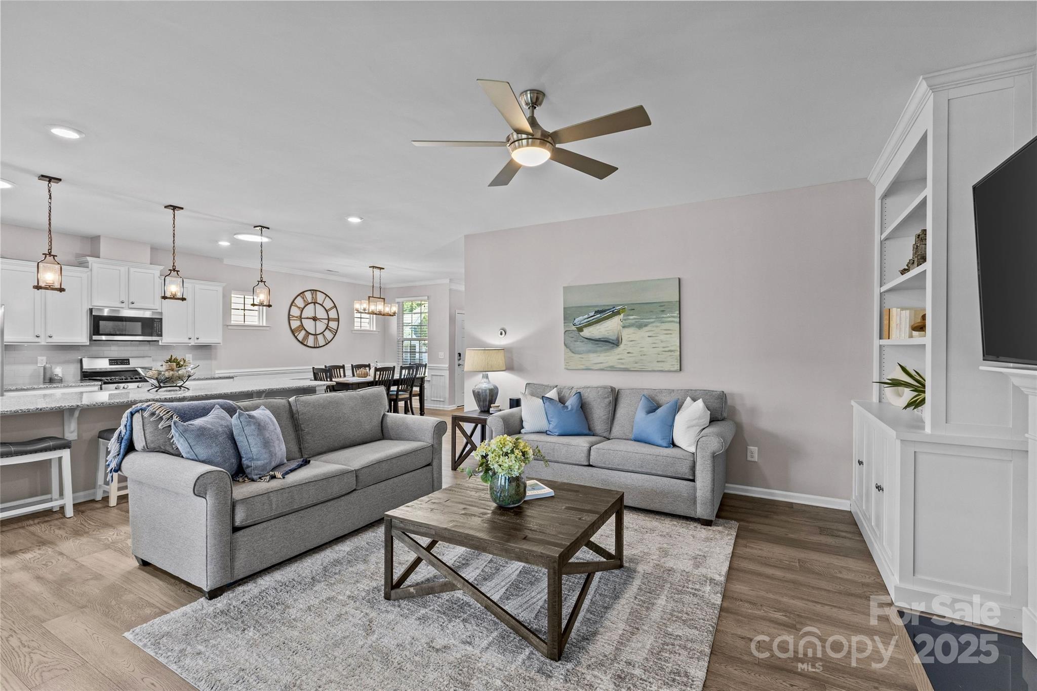 5049 Redwood Grv Trail Lancaster, SC 29720 - Photo 19 of 43 a living room with furniture kitchen view and a window