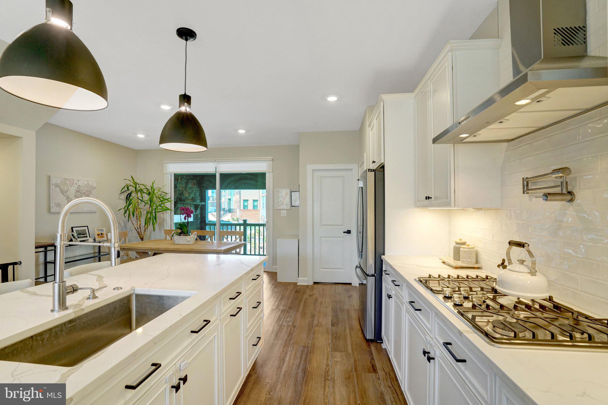 5369 8th Road South Arlington, VA 22204 - Photo 12 of 37 Modern kitchen with sleek design.