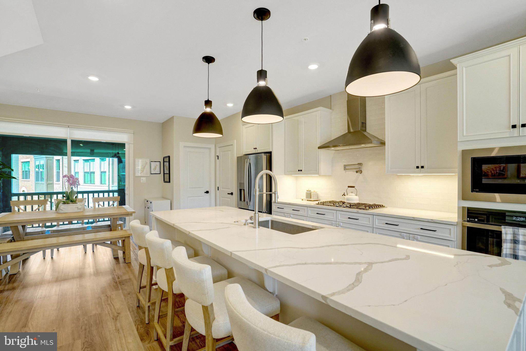 5369 8th Road South Arlington, VA 22204 - Photo 18 of 37 Modern kitchen with elegant finishes.