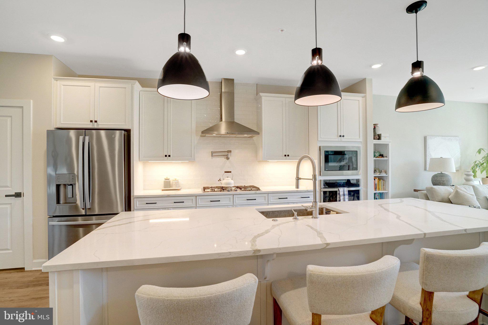 5369 8th Road South Arlington, VA 22204 - Photo 19 of 37 Modern kitchen with sleek finishes.