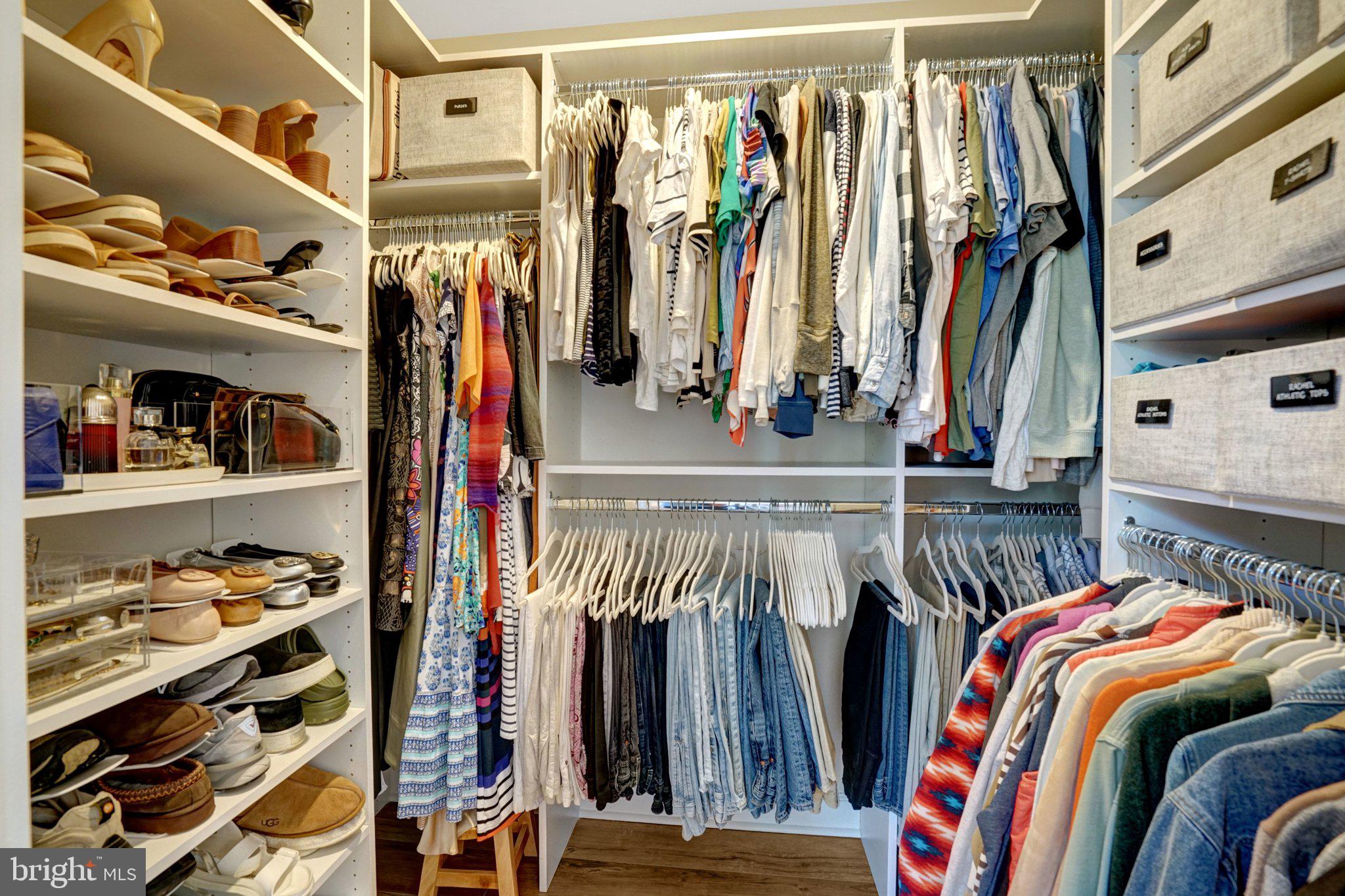 5369 8th Road South Arlington, VA 22204 - Photo 29 of 37 Organized closet with vibrant attire.