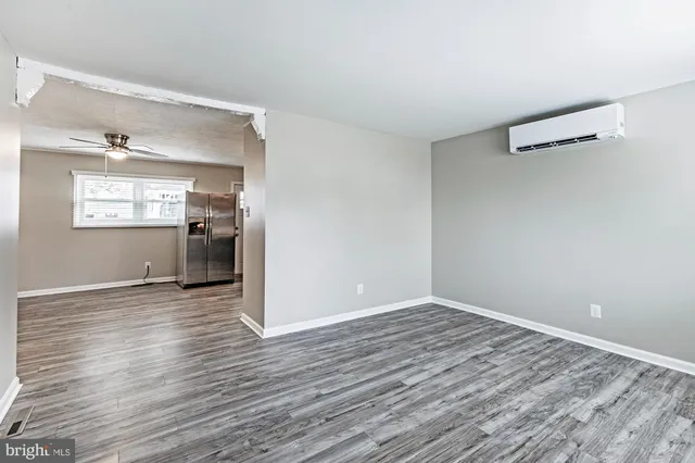 wooden floor in an empty room