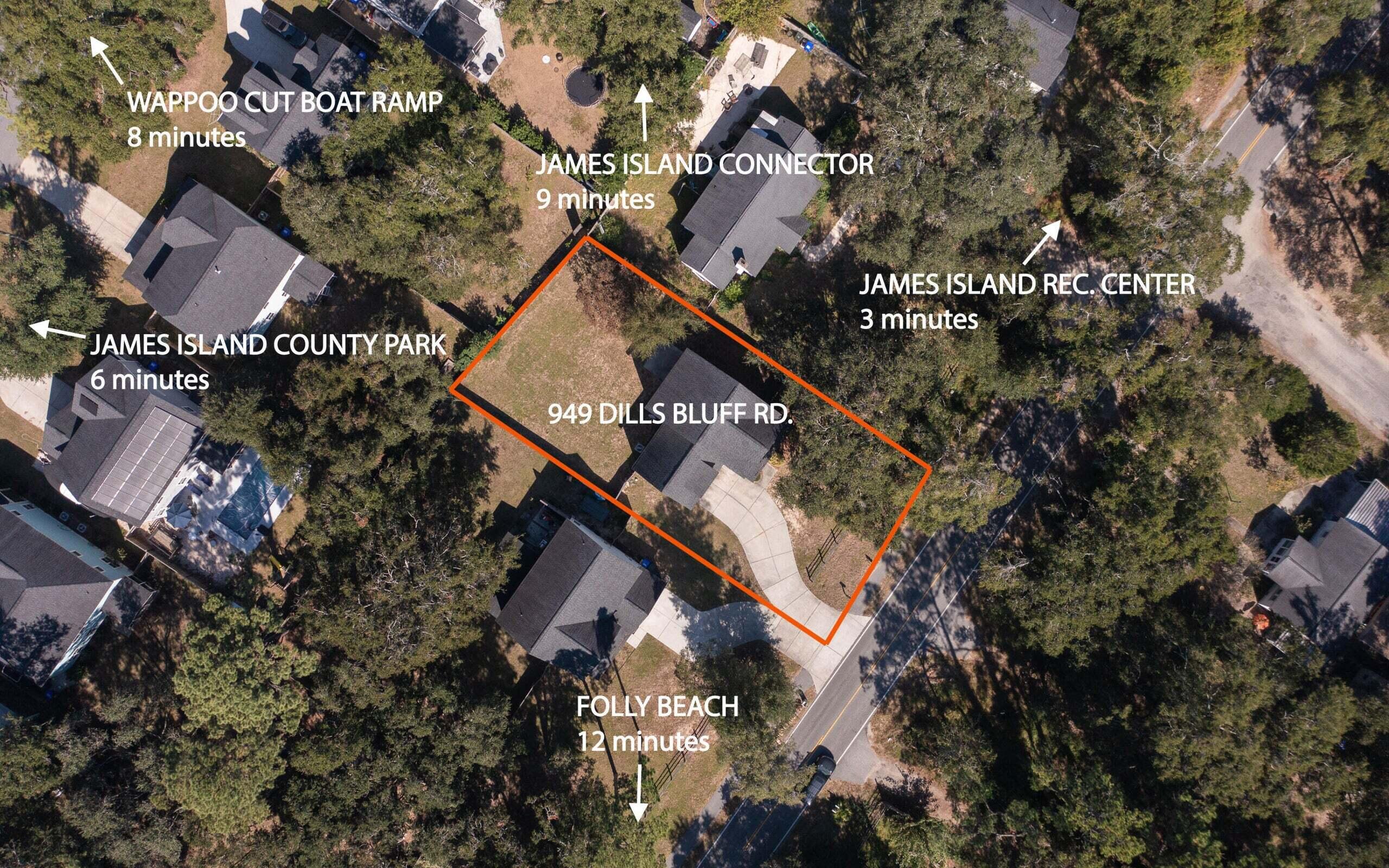 949 Dills Bluff Road Charleston, SC 29412 - Photo 37 of 40 949 Dills Bluff Ariel