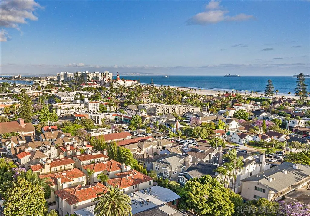 930 10th Street Coronado, CA 92118 - Photo 1 of 25 an aerial view of multiple house