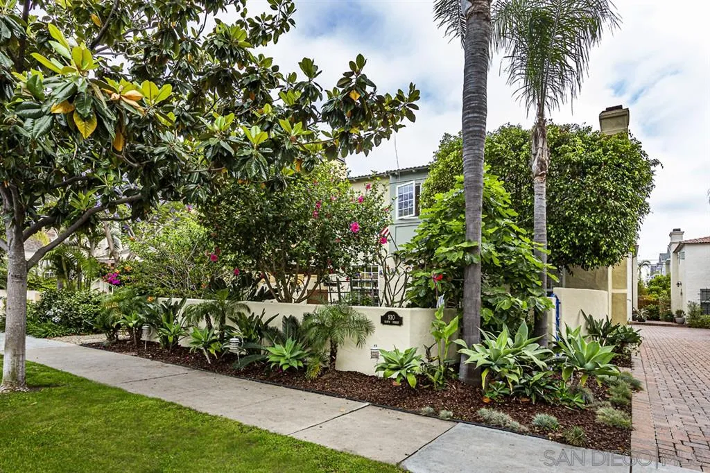930 10th Street Coronado, CA 92118 - Photo 22 of 25 a view of a garden with a tree