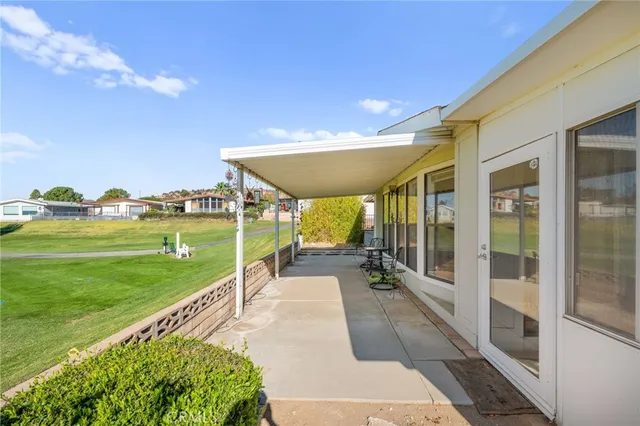 a view of a swimming pool and an ocean view