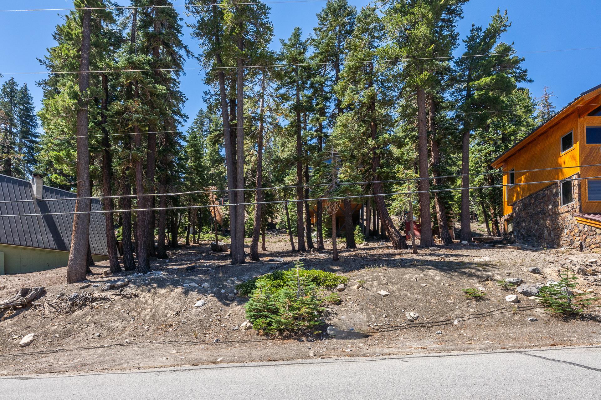 381 John Muir Road Mammoth Lakes, CA 93546 - Photo 23 of 23 a backyard of a house with barbeque oven
