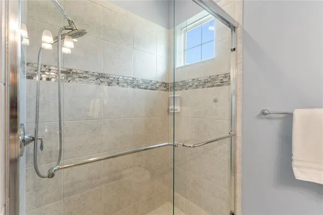 a view of a yard with entertaining space