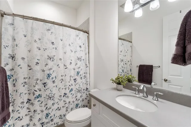 a swimming pool with outdoor seating and yard