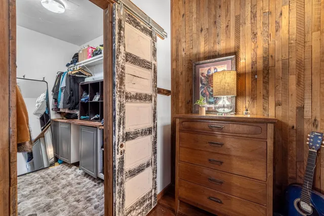 a view of a lake with a mountain in the background